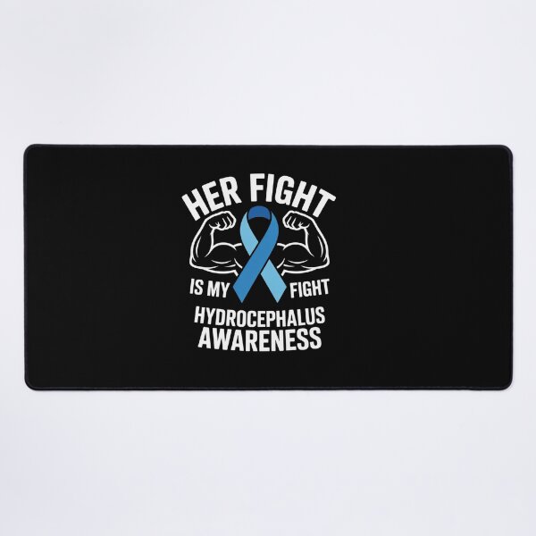 Item preview, Her Fight is My Fight Hydrocephalus Awareness Month Ribbon designed and sold by BlassmausArt.