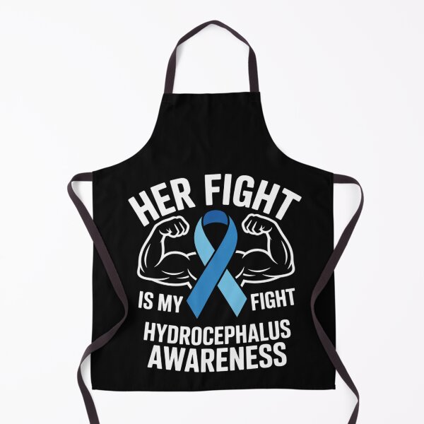 Item preview, Her Fight is My Fight Hydrocephalus Awareness Month Ribbon designed and sold by BlassmausArt.