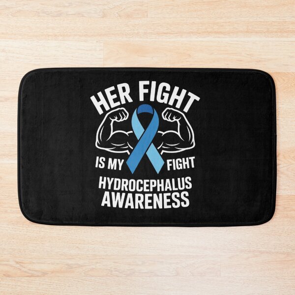 Item preview, Her Fight is My Fight Hydrocephalus Awareness Month Ribbon designed and sold by BlassmausArt.