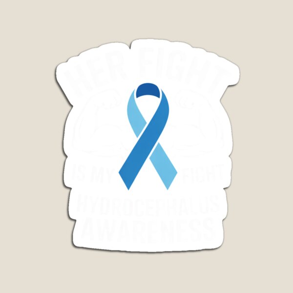 Item preview, Her Fight is My Fight Hydrocephalus Awareness Month Ribbon designed and sold by BlassmausArt.