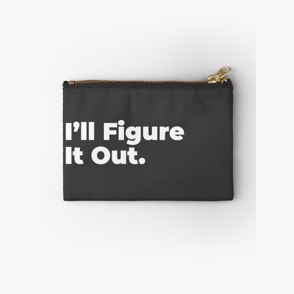 Item preview, Minimalist Relatable Quote “I'll Figure It Out” Black Aesthetic Typography Design designed and sold by diahsariw.