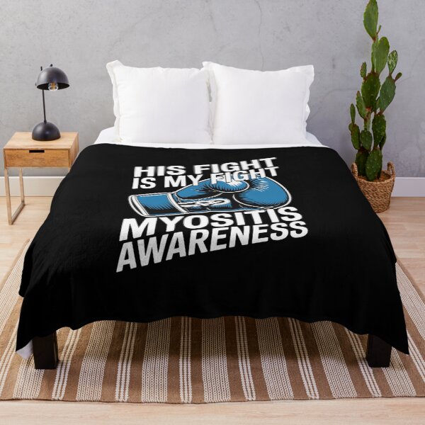 Item preview, His Fight Is My Fight Myositis Myopathies Supporters Muscles designed and sold by BlassmausArt.