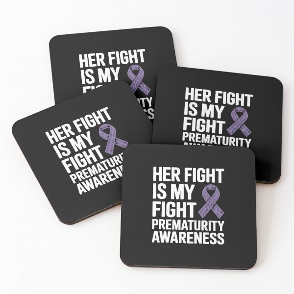 Item preview, Her Fight Is My Fight NICU Prematurity Awareness designed and sold by BlassmausArt.