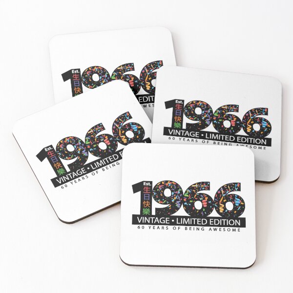 Item preview, Happy 60th Est. 1966 Vintage Limited Edition 60 Years of Being Awesome designed and sold by PCStudio57.