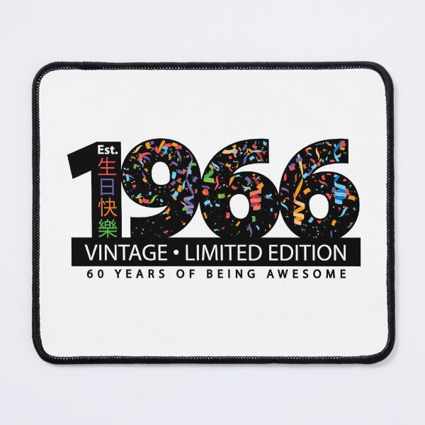 Item preview, Happy 60th Est. 1966 Vintage Limited Edition 60 Years of Being Awesome designed and sold by PCStudio57.