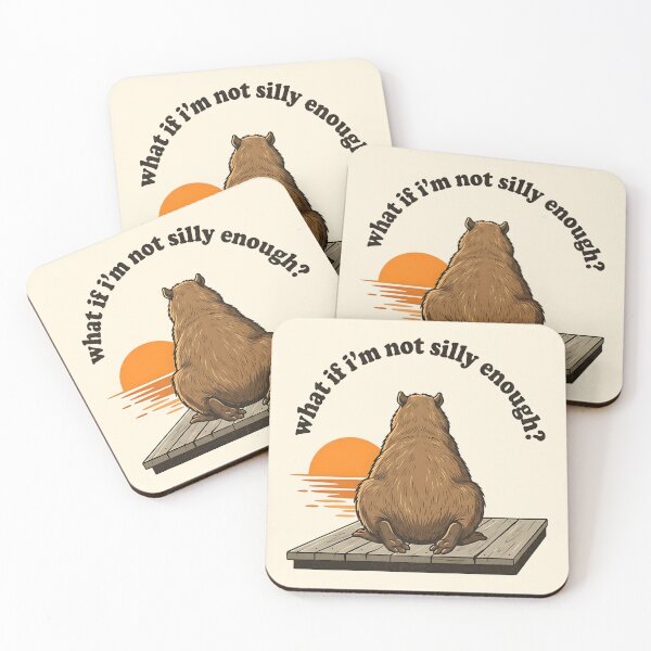 Item preview, what if i’m not silly enough capybara designed and sold by turkey1200.