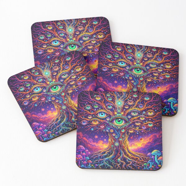 Item preview, Lab Visions 096: All Seeing Tree of Consciousness designed and sold by The Psychedelic Anarchist.