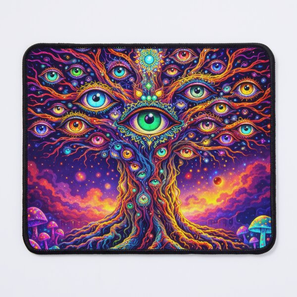 Item preview, Lab Visions 096: All Seeing Tree of Consciousness designed and sold by The Psychedelic Anarchist.