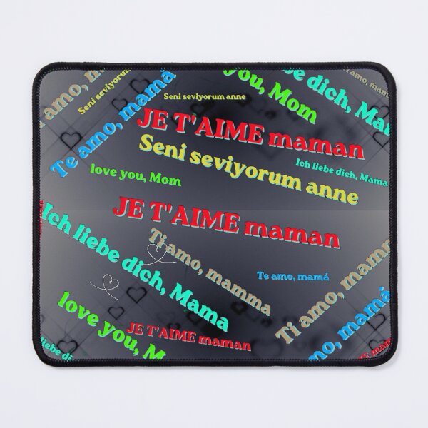 Item preview, Mothers day! Multilingual "Love You Mom" Minimalist Pattern Set designed and sold by Tama-sirth.