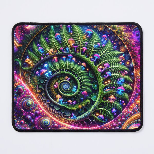 Item preview, Lab Visions 097: Psychedelic Fern Spiral Mycelium designed and sold by The Psychedelic Anarchist.