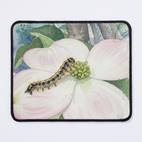Item preview, Catapillar On Dogwood Blossom designed and sold by DDLeach.