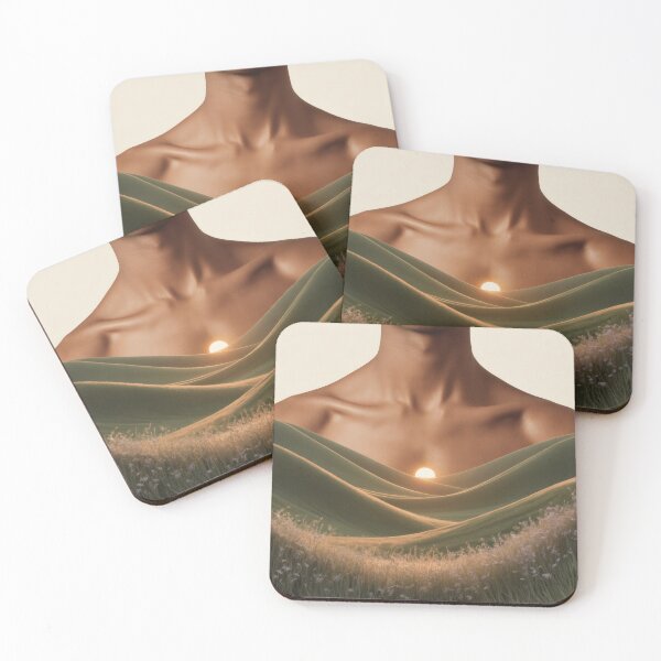 Item preview, Human Landscape Sunset Fusion designed and sold by AbanoubStore.