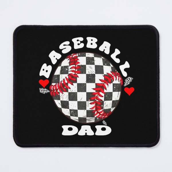 Item preview, Baseball Dad Checkerboard Vintage Style designed and sold by KIROSALS.
