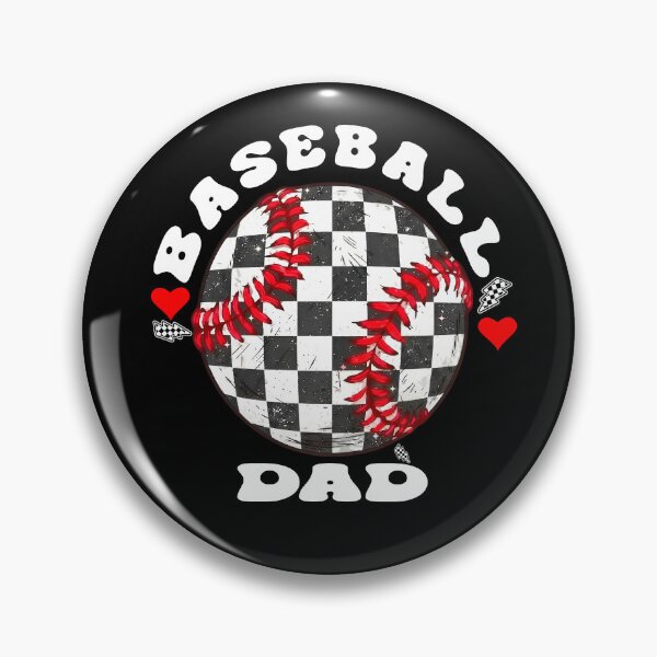 Item preview, Baseball Dad Checkerboard Vintage Style designed and sold by KIROSALS.