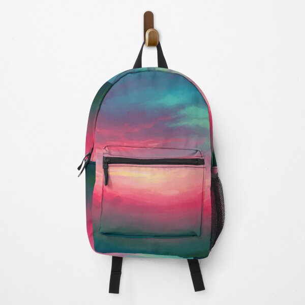 Item preview, Vibrant Impasto Sunrise Sky Landscape designed and sold by PixorStudio.