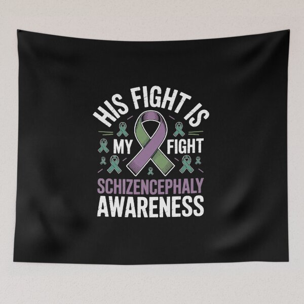 Item preview, His fight is my fight Schizencephaly Awareness designed and sold by BlassmausArt.