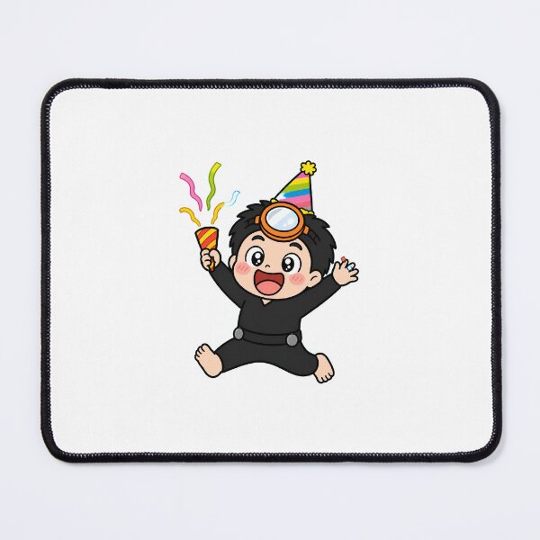 Item preview, KOREA HAENAM - Cute Chibi Character Party Celebration Sticker designed and sold by KOREA-HAENAM.