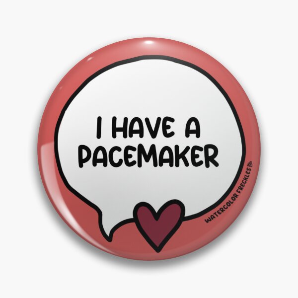 Item preview, I Have A Pacemaker Speech Bubble designed and sold by WCFreckles.
