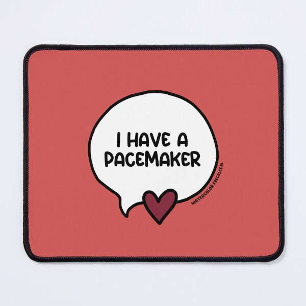 Item preview, I Have A Pacemaker Speech Bubble designed and sold by WCFreckles.