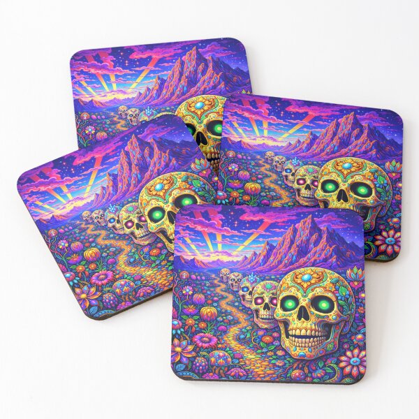 Item preview, Lab Visions 098: Sugar Skull Path Landscape designed and sold by The Psychedelic Anarchist.