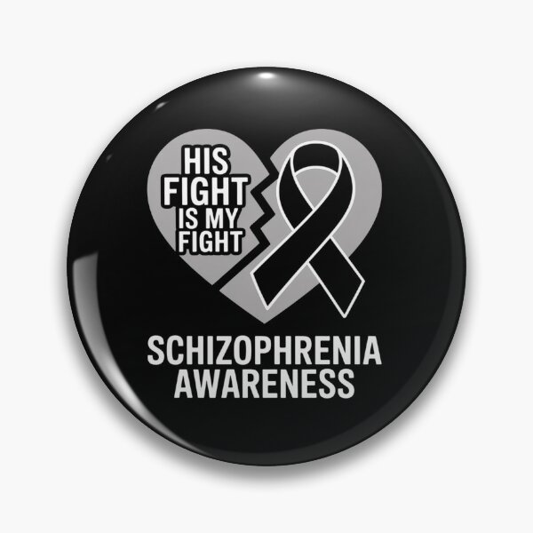 Item preview, His Fight Is My fight Schizophrenia designed and sold by BlassmausArt.