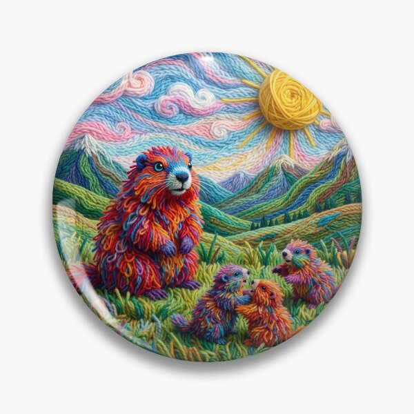 Item preview, Yarn Marmots in the Yarn Mountains designed and sold by Tridentulus.