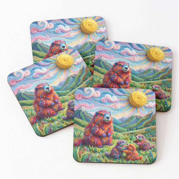 Item preview, Yarn Marmots in the Yarn Mountains designed and sold by Tridentulus.