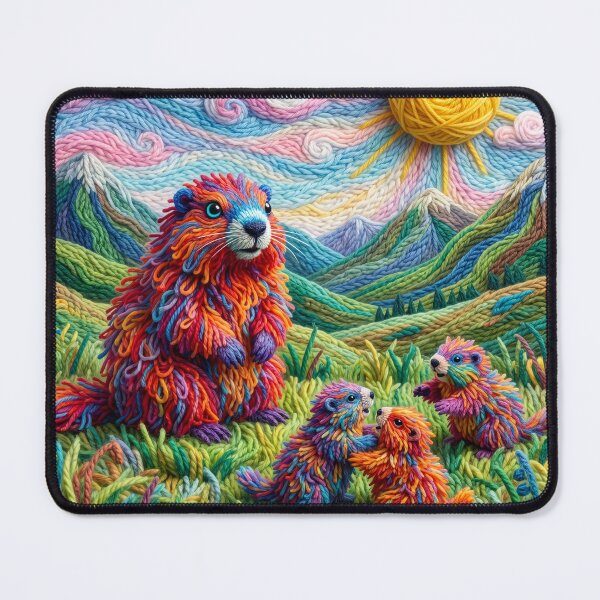 Item preview, Yarn Marmots in the Yarn Mountains designed and sold by Tridentulus.
