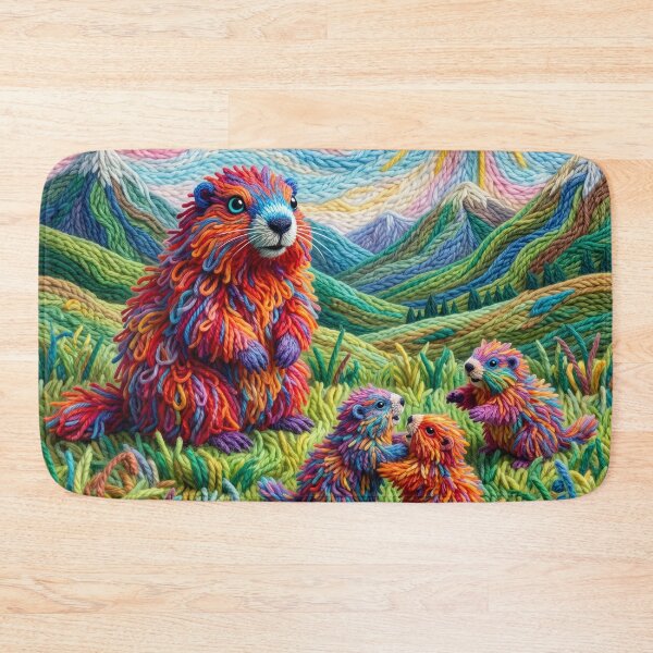Item preview, Yarn Marmots in the Yarn Mountains designed and sold by Tridentulus.