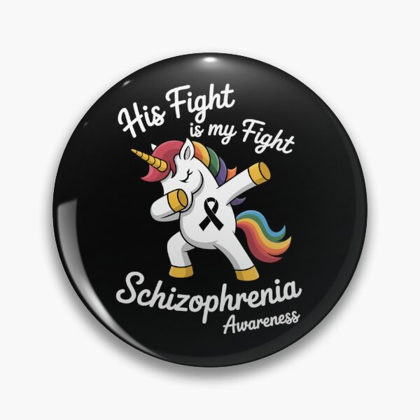 Item preview, His Fight Is My Fight Schizophrenia Awareness designed and sold by BlassmausArt.