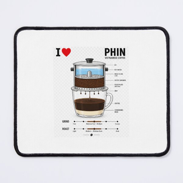 Item preview, Vietnamese Phin Coffee Brewing Illustration designed and sold by RODEONYAN.