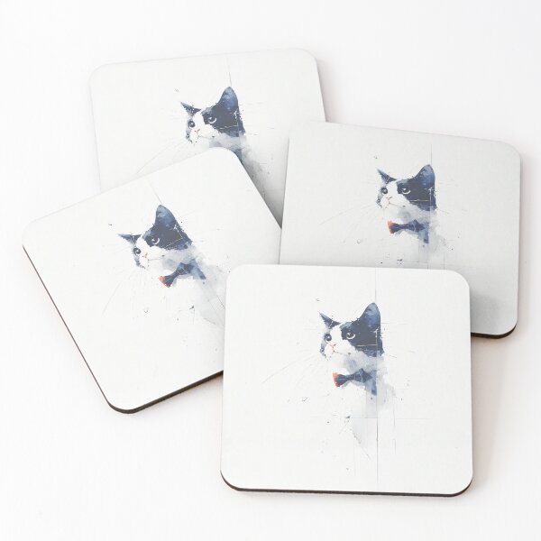 Item preview, Elegant Tuxedo Cat Portrait designed and sold by Dusk Atelier.