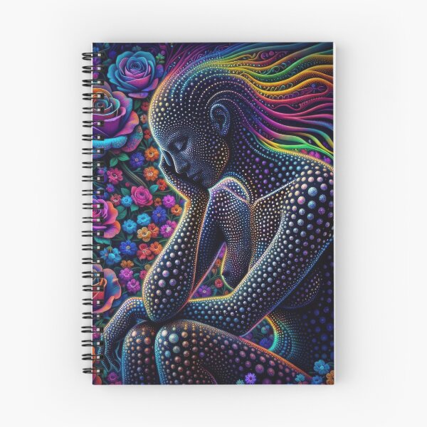 Item preview, Lab Visions 099: Cosmic Feminine Floral Portrait designed and sold by The Psychedelic Anarchist.