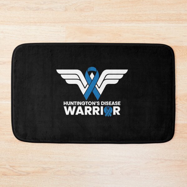 Item preview, Huntington's Disease Awareness Warrior Support Blue Ribbon designed and sold by BlassmausArt.