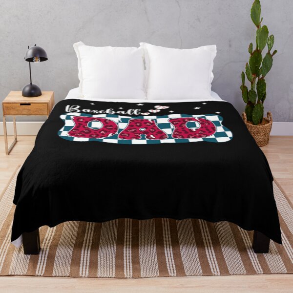 Item preview, Baseball Dad Leopard Checkerboard Style designed and sold by KIROSALS.
