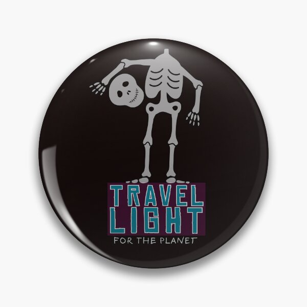 Item preview, Travel Light For the Planet Skeleton Design designed and sold by thelivingrp.