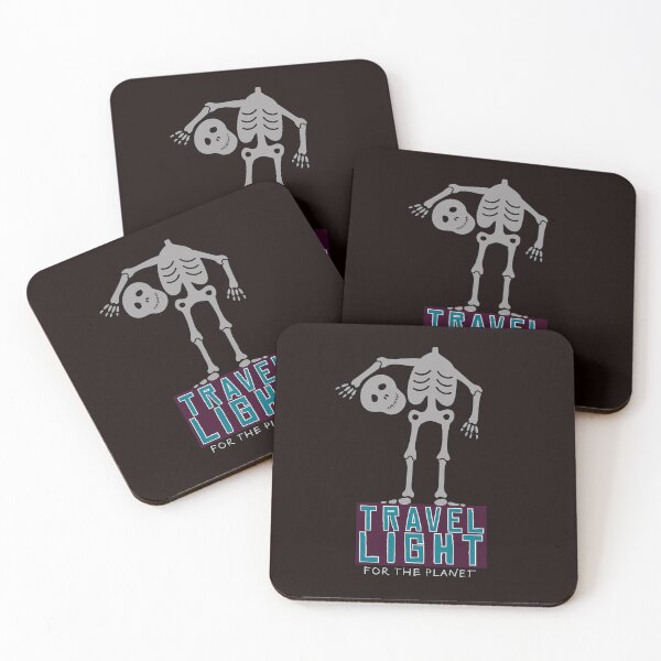 Item preview, Travel Light For the Planet Skeleton Design designed and sold by thelivingrp.