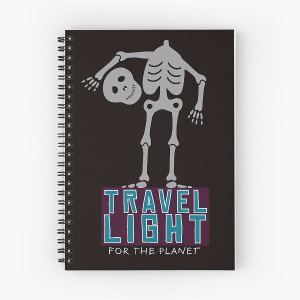 Item preview, Travel Light For the Planet Skeleton Design designed and sold by thelivingrp.
