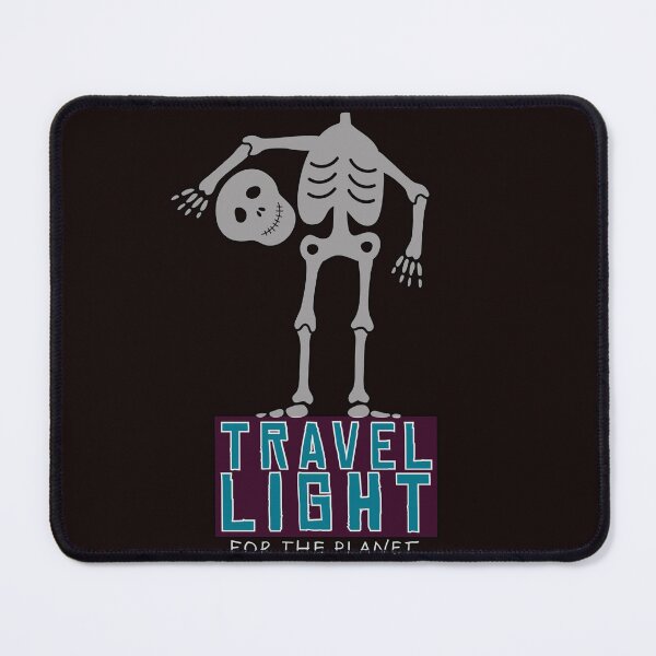 Item preview, Travel Light For the Planet Skeleton Design designed and sold by thelivingrp.