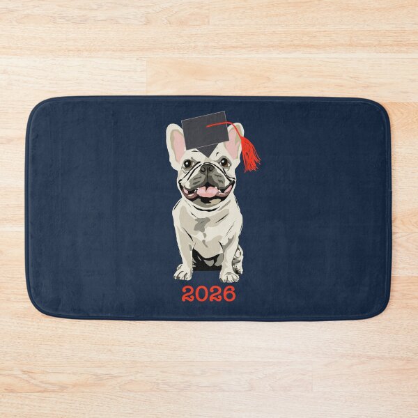 Item preview, Graduation cream French Bulldog designed and sold by Mountain-Point.