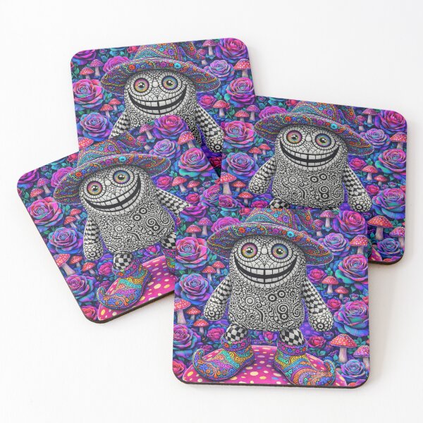 Item preview, Lab Visions 102: Psychedelic Mushroom Character Illustration designed and sold by The Psychedelic Anarchist.