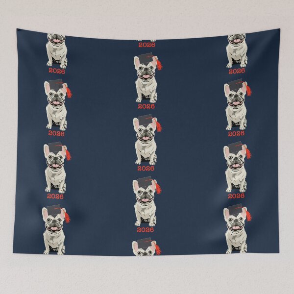 Item preview, Graduation cream French Bulldog designed and sold by Mountain-Point.