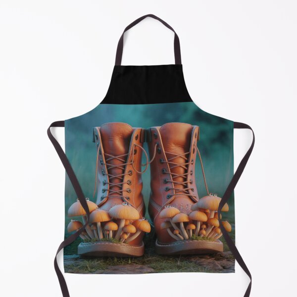 Item preview, Brown Hiking Shoes Mushroom Forest designed and sold by AbanoubStore.