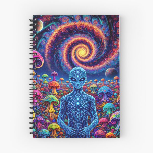 Item preview, Lab Visions 103: Psychedelic Alien Mushroom Landscape designed and sold by The Psychedelic Anarchist.