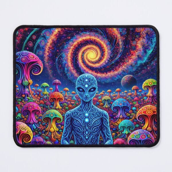 Item preview, Lab Visions 103: Psychedelic Alien Mushroom Landscape designed and sold by The Psychedelic Anarchist.