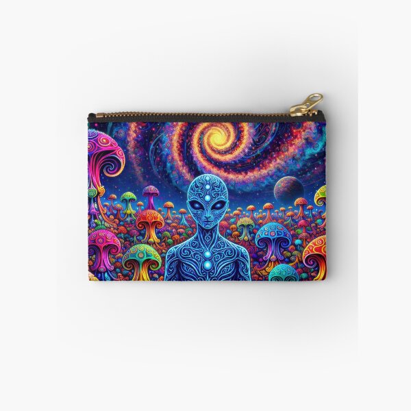 Item preview, Lab Visions 103: Psychedelic Alien Mushroom Landscape designed and sold by The Psychedelic Anarchist.