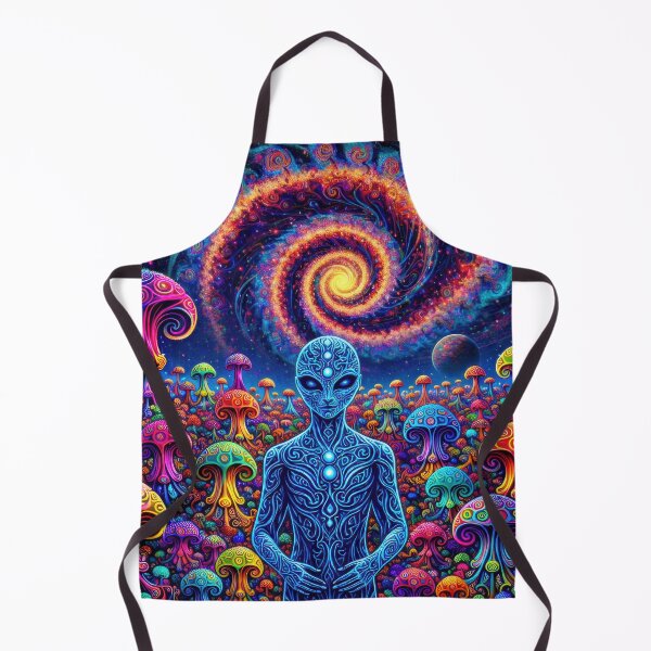 Item preview, Lab Visions 103: Psychedelic Alien Mushroom Landscape designed and sold by The Psychedelic Anarchist.