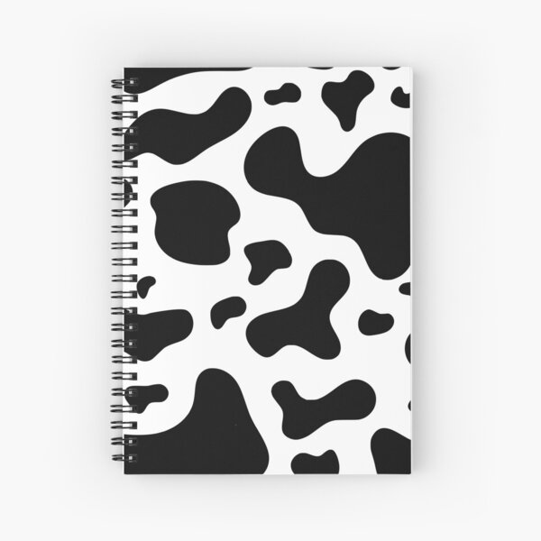  Cow Print Notebook: Preppy Composition Notebook with