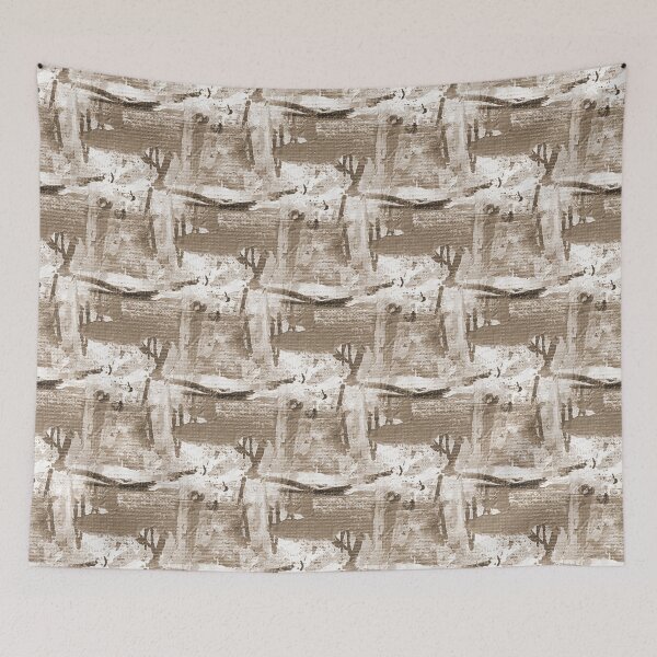 Item preview, Monochromatic Painterly Abstract in Brown  designed and sold by Artistestella.
