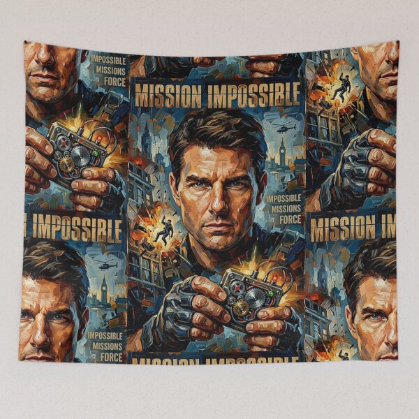 Item preview, Protocol Initiated: Stylized Cinematic Espionage Fine Art designed and sold by Art's Diner.